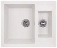 Кухонная мойка Lidz 615x500/200 WHI-01 белая (LIDZWHI01615500200)