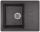 Кухонна мийка Lidz 620x435/200 BLA-03 чорна (LIDZBLA03620435200)