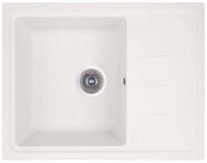 Кухонная мойка Lidz 620x435/200 WHI-01 белая (LIDZWHI01620435200)