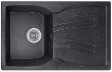 Кухонная мойка Lidz 790x500/200 BLA-03 черная (LIDZBLA03790500200)