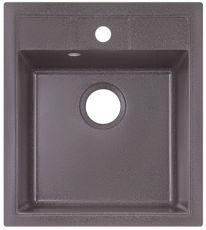 Кухонна мийка Lidz 460x515/200 GRE-04 темно-сіра (LIDZGRE04460515200)