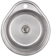 Кухонная мойка из нержавеющей стали Lidz 4843 0.6 мм Decor (LIDZ484306DEC)