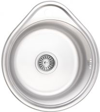 Кухонная мойка из нержавеющей стали Lidz 4843 0.6 мм Micro Decor (LIDZ4843MDEC06)