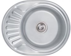 Кухонная мойка из нержавеющей стали Lidz 6044 0.6 мм Decor (LIDZ604406DEC)