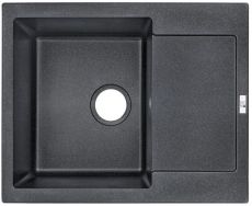 Кухонная мойка Lidz 625x500/200 BLM-14 черный металлик (LIDZBLM14625500200)