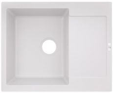 Кухонная мойка Lidz 625x500/200 WHI-01 белая (LIDZWHI01625500200)