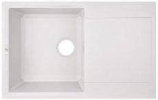 Кухонна мийка Lidz 790x495/230 WHI-01 біла (LIDZWHI01790495230)