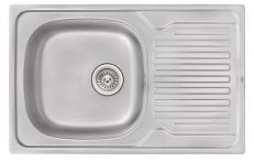 Кухонна мийка з нержавіючої сталі Qtap 7850 Satin (QT7850SAT08)