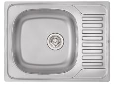 Кухонна мийка з нержавіючої сталі Qtap 6550 Satin (QT6550SAT08)