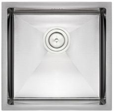 Кухонна мийка з нержавіючої сталі Qtap D4645 Satin (QTD464510)