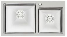 Кухонна мийка з нержавіючої сталі Qtap S7843 Satin (QTS784310)