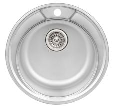 Кухонна мийка з нержавіючої сталі Qtap D490 Satin (QTD490SAT08)