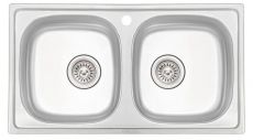 Кухонна мийка з нержавіючої сталі Qtap 7843-B Micro Decor (QT7843BMICDEC08)