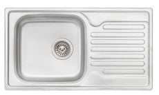 Кухонна мийка з нержавіючої сталі Qtap 7843 Micro Decor (QT7843MICDEC08)