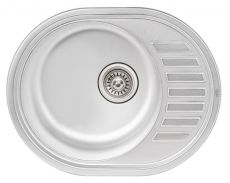 Кухонная мойка из нержавеющей стали Qtap 5745 Micro Decor (QT5745MICDEC08)
