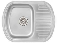Кухонная мойка из нержавеющей стали Qtap 6349 Micro Decor (QT6349MICDEC08)