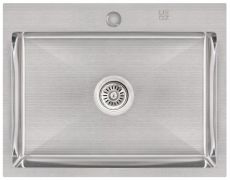 Кухонна мийка з нержавіючої сталі Lidz H5845 Brush (LIDZH5845BRU3010)