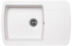 Кухонна мийка Lidz 770x490/200 WHI-01 (LIDZWHI01770490200) білий