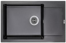 Кухонна мийка Lidz 781x510/200 BLM-14 (LIDZBLM14781510200) чорний