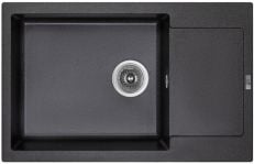 Кухонна мийка Lidz 781x510/200 GRF-13 (LIDZGRF13781510200) матовий графіт