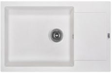 Кухонна мийка Lidz 781x510/200 WHI-01 (LIDZWHI01781510200) білий