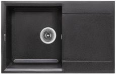Кухонна мийка Lidz 790x495/230 GRF-13 (LIDZGRF13790495230) матовий графіт