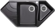 Кухонна мийка Lidz 1000x500/225 BLM-14 (LIDZBLM141000500225) чорний