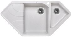 Кухонна мийка Lidz 1000x500/225 GRA-09 (LIDZGRA091000500225) світло-сірий