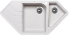 Кухонна мийка Lidz 1000x500/225 STO-10 (LIDZSTO101000500225) світло-сірий