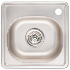 Кухонная мойка из нержавеющей стали Lidz 3838 Micro Decor 0.6 мм (LIDZ3838MDEC06)