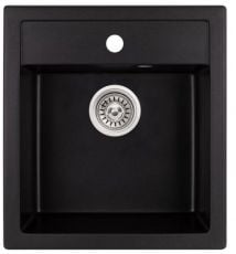 Кухонна мийка Qtap CS 5046 Black чорний (QT5046BLA404)