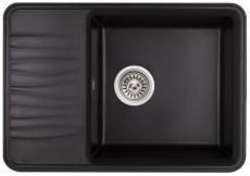 Кухонна мийка Qtap CS 7440 Black чорний (QT7440BLA404)