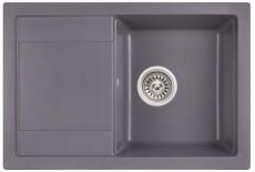 Кухонна мийка Qtap CS 7449 Grey сірий (QT7449GRE471)