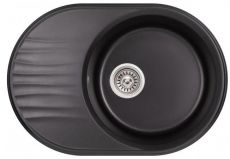 Кухонная мойка Qtap CS 7451 Black черный (QT7451BLA404)