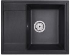 Кухонная мойка Qtap CS 6450 Black черная (QT6450BLA404)