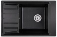 Кухонная мойка Qtap CS 7751 Black черная (QTCS7751BLA)