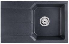 Кухонная мойка Qtap MS 7849 Graphite графит (QTMS7849GRF)