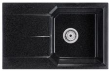 Кухонная мойка Qtap MS 7849 Obsidian обсидиан (QTMS7849OBS)