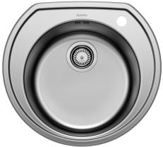 Кухонная мойка из нержавеющей стали Blanco RONDOVAL Decor (513314)