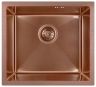 Кухонная мойка из нержавеющей стали Qtap D4843BR Bronze бронза (QTD4843BRPVD10)