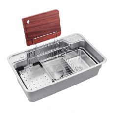 Кухонная мойка Kroner KRP Dekor - SET7848 (CV033567)