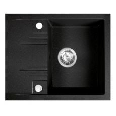 Кухонная мойка Ferro MEZZO II 58x48 графит с блеском (DRGM48/58HA)