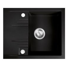 Кухонная мойка Ferro MEZZO II 58x48 графит (DRGM48/58BA)