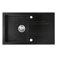 Кухонная мойка Ferro MEZZO II 78x48 графит с блеском (DRGM48/78HA)