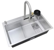 Кухонна мийка з вбудованим змішувачем Mixxus Premium MH7545-SET-03.SUS304 (MX1699)