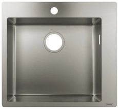 Кухонна мийка з нержавіючої сталі Hansgrohe Combi S71 (43301801)