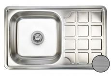 Кухонная мойка из нержавеющей стали Romzha Eko Rodica Decor (RO48474)