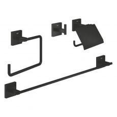 Комплект аксесуарів 4 в 1 Grohe QuickFix Start Cube чорний матовий (411152430)