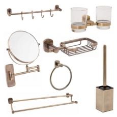 Набір аксесуарів Qtap Liberty Antic Bronze 3 7в1 бронза (QTLIBANT1157245716)