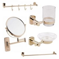 Набір аксесуарів Qtap Liberty Gold 1 5в1 золото (QTLIBORO1154445718)
